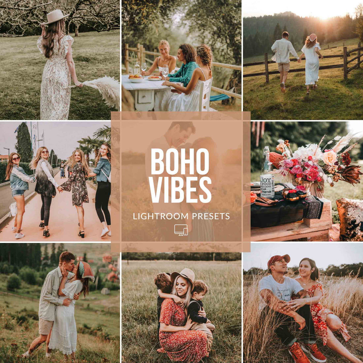 BOHO VIBE LIGHTROOM PRESETS