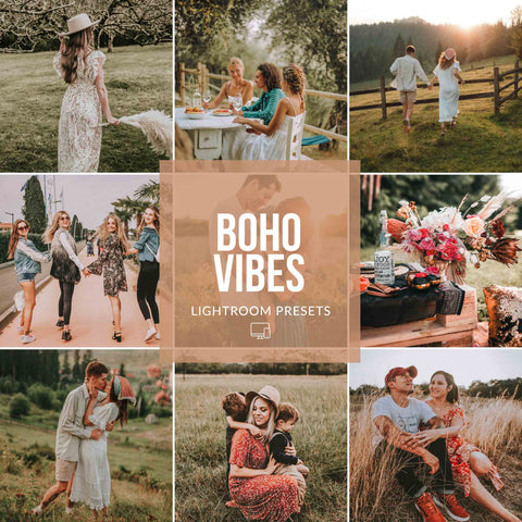 BOHO VIBE LIGHTROOM PRESETS