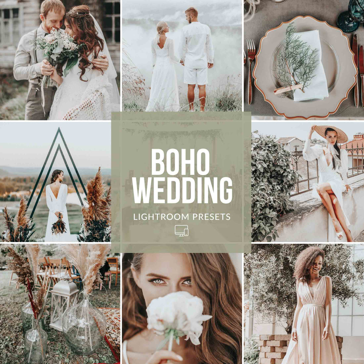 BOHO WEDDING LIGHTROOM PRESETS