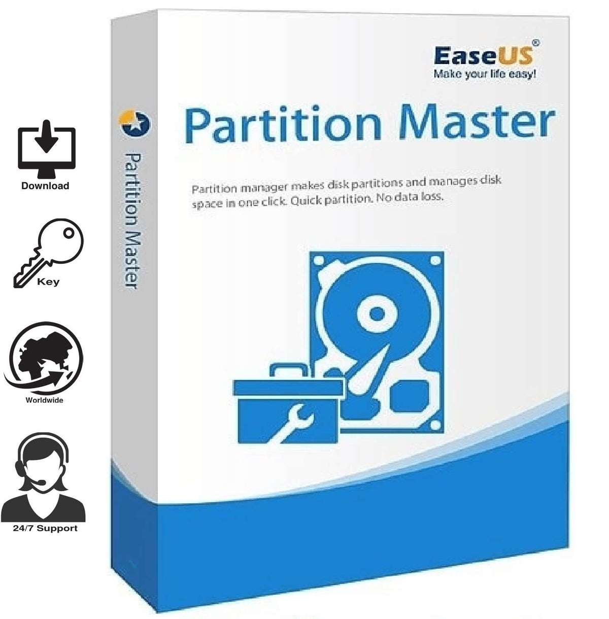 EaseUS Partition Master Unlimited 14.5 32/64BIT