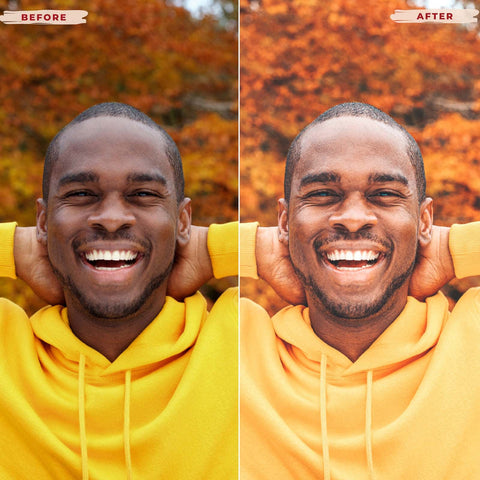 GOLDEN FALL LIGHTROOM PRESETS