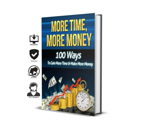 More Time More Money First Edition 100% Authentic - SDIGITAL