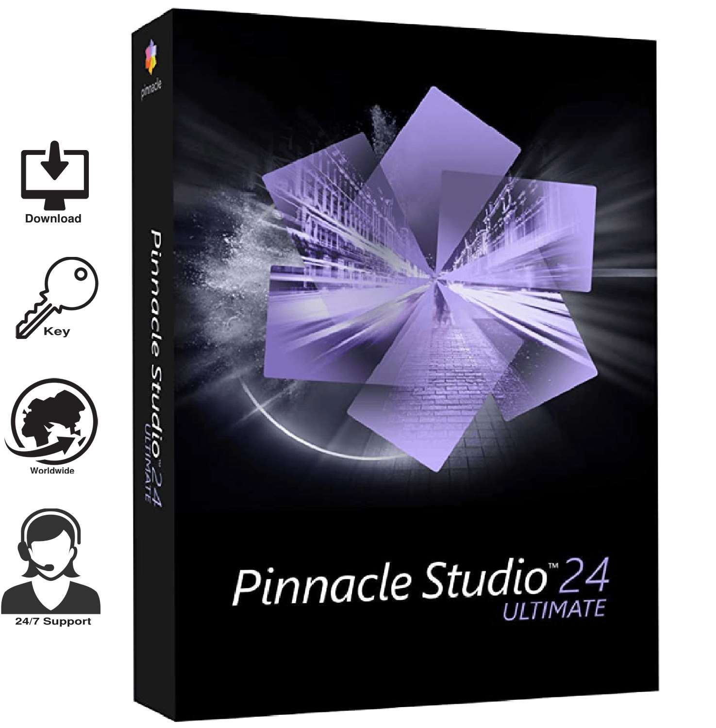 Pinnacle Studio 24 Ultimate Video editing software 100% Genuine - SDIGITAL
