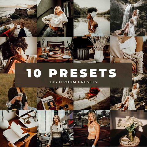 WARM & MOODY LIGHTROOM PRESETS