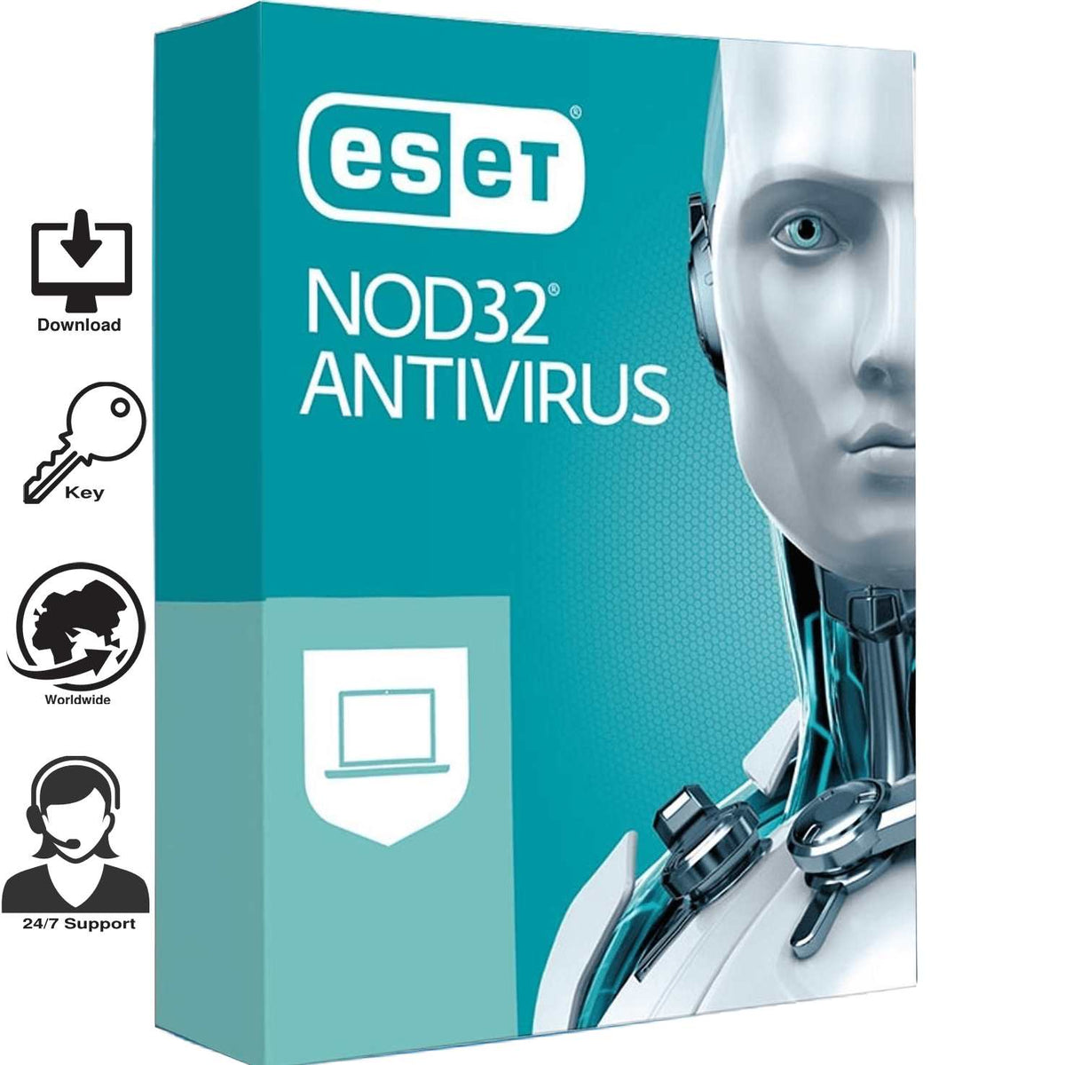 ESET NOD32 Antivirus Genuine License GLOBAL! 3 Devices 3 Years