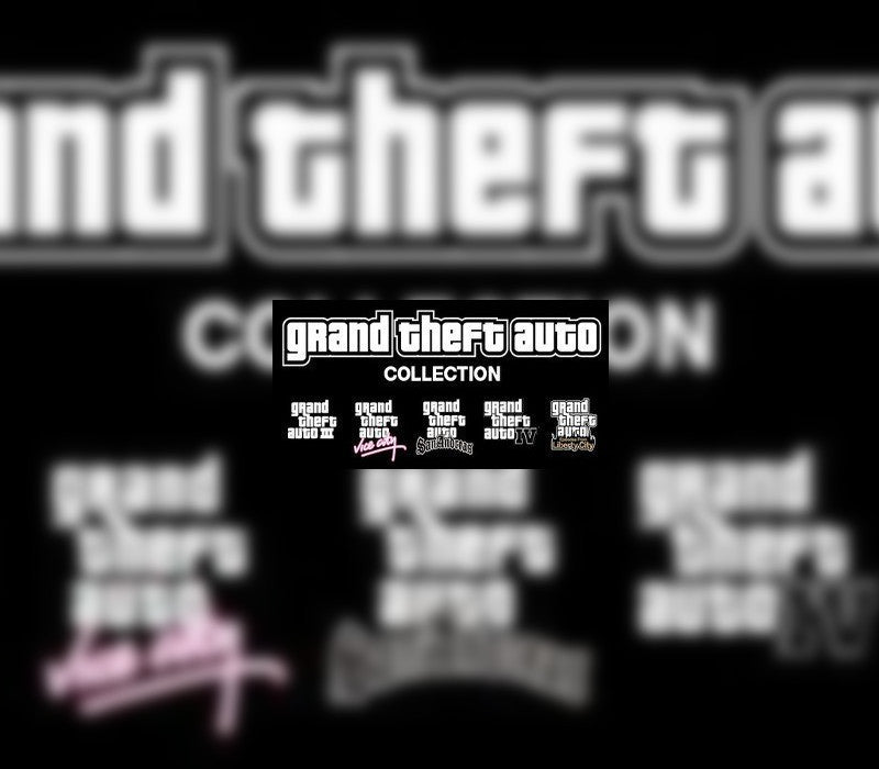 Grand Theft Auto Collection RoW Steam CD Key