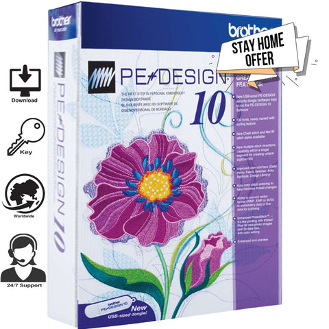 Brother PE Design 10 Software "UNLOCKED"