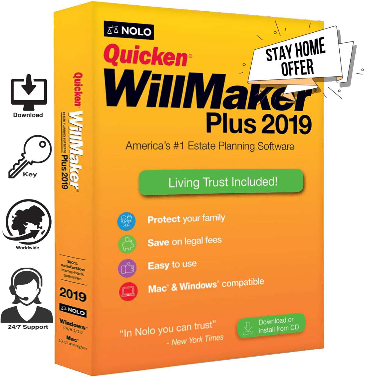 Quicken Willmaker Plus 2019 Edition 100% Genuine - SDIGITAL