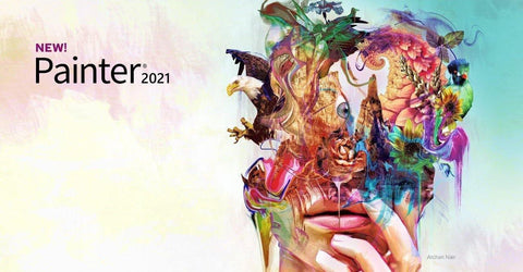 Corel Painter 2021 Digital Art and Painting Windows Multi Language + FREE GIFT