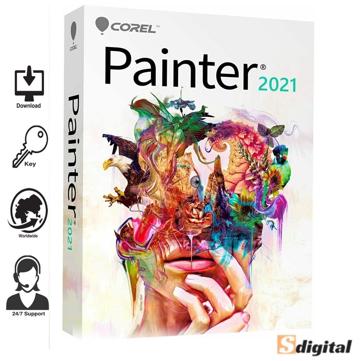 Corel Painter 2021 Digital Art and Painting Windows Multi Language + FREE GIFT