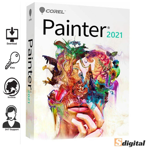 Corel Painter 2021 Digital Art and Painting Windows Multi Language + FREE GIFT